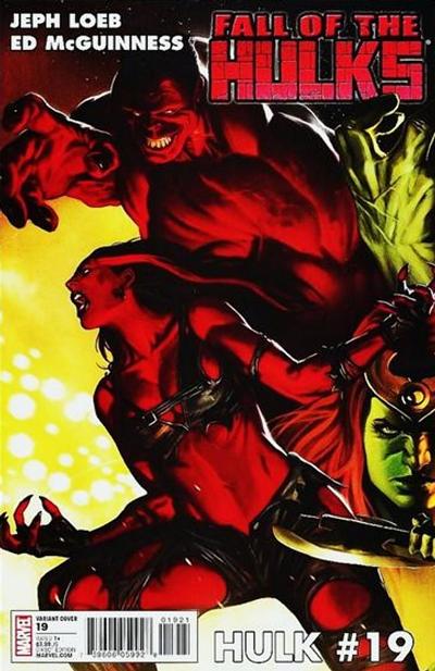 Cover for Hulk (Marvel, 2008 series) #19 [Variant Edition]