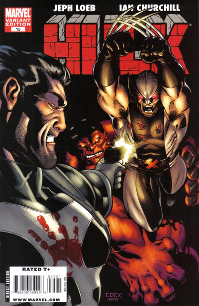Cover for Hulk (Marvel, 2008 series) #15 [Variant Edition]