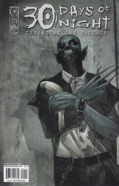 Cover for 30 Days of Night: Spreading the Disease (IDW, 2006 series) #1 [Cover A Alex Sanchez]