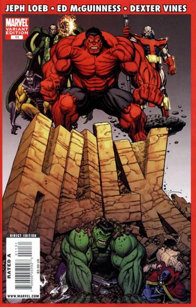 Cover for Hulk (Marvel, 2008 series) #11 [Variant Edition - Art Adams]