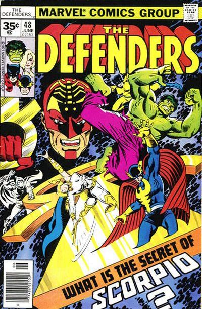 Cover for The Defenders (Marvel, 1972 series) #48 [35¢]