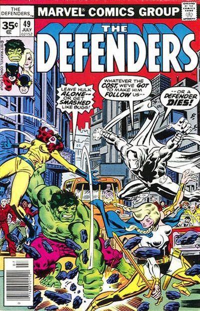 Cover for The Defenders (Marvel, 1972 series) #49 [35¢]
