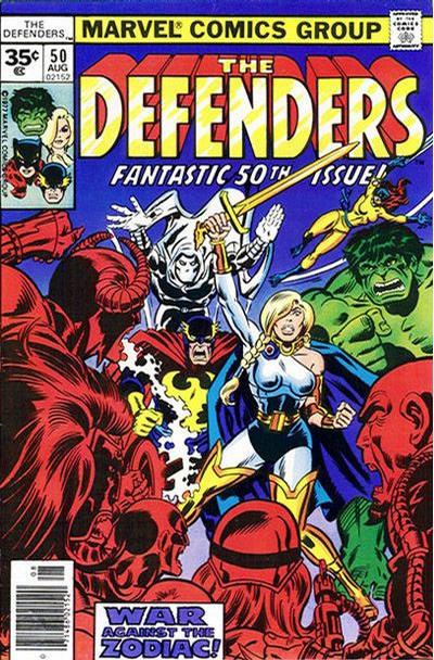 Cover for The Defenders (Marvel, 1972 series) #50 [35¢]