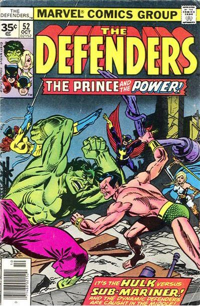 Cover for The Defenders (Marvel, 1972 series) #52 [35¢]