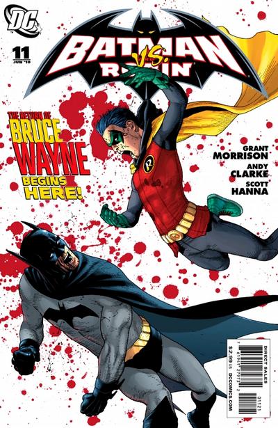 Cover for Batman and Robin (DC, 2009 series) #11 [Andy Clarke Cover]