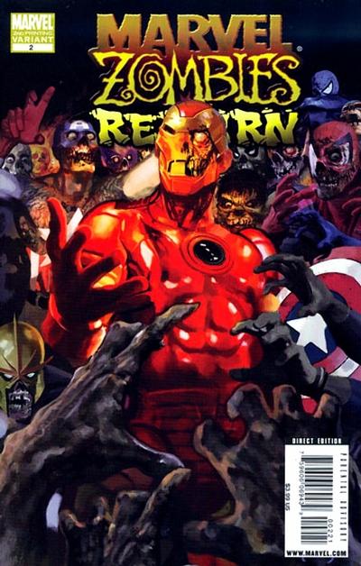 Cover for Marvel Zombies Return (Marvel, 2009 series) #2 [Second Printing Arthur Suydam Variant]