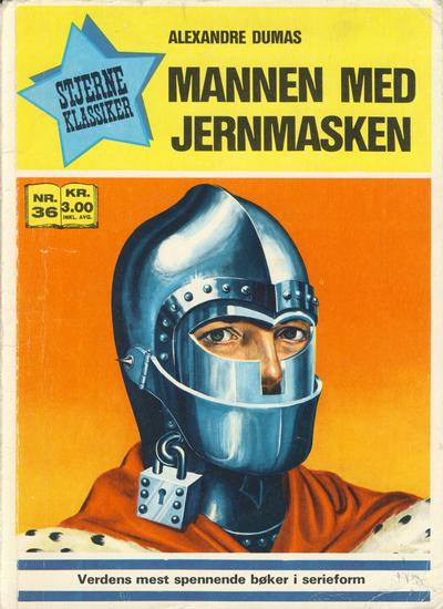 Cover for Stjerneklassiker (Illustrerte Klassikere / Williams Forlag, 1969 series) #36 - Mannen med jernmasken
