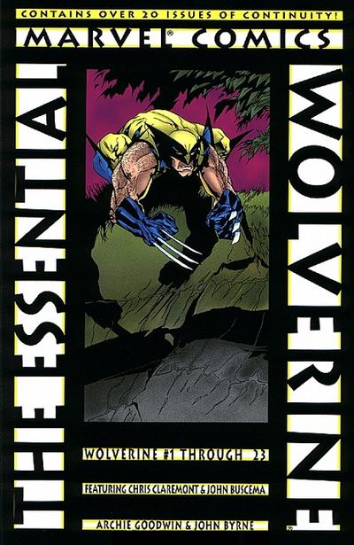Cover for Essential Wolverine (Marvel, 1996 series) #1 [First Printing]