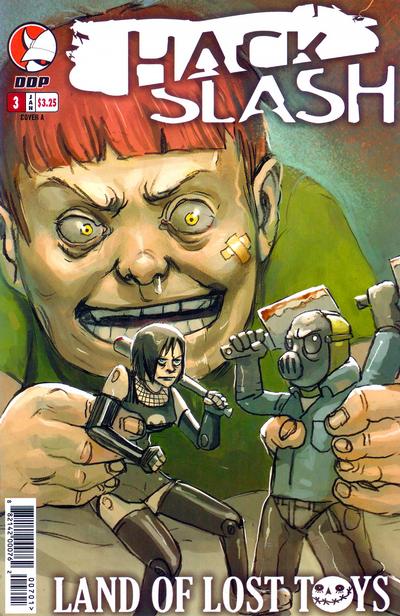 Cover for Hack/Slash: Land of Lost Toys (Devil's Due Publishing, 2005 series) #3 [Cover A]