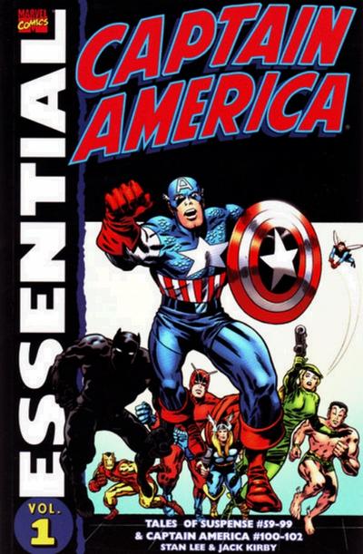 Cover for Essential Captain America (Marvel, 2000 series) #1 [Later printing(s)]