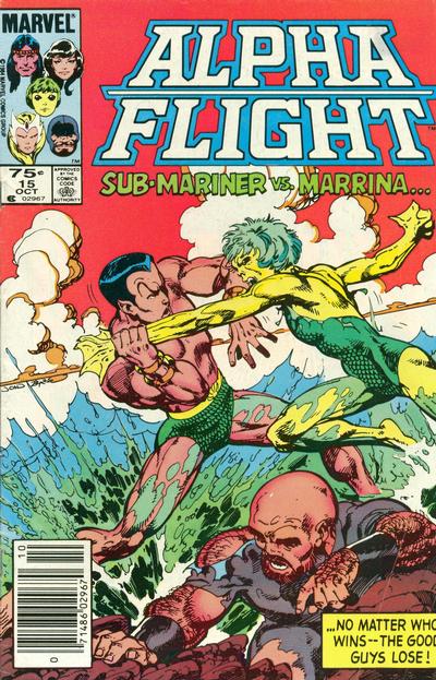 Cover for Alpha Flight (Marvel, 1983 series) #15 [Canadian]