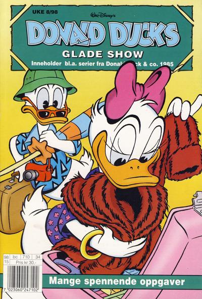 Cover for Donald Ducks Show (Hjemmet / Egmont, 1957 series) #[96] - Glade show 1998