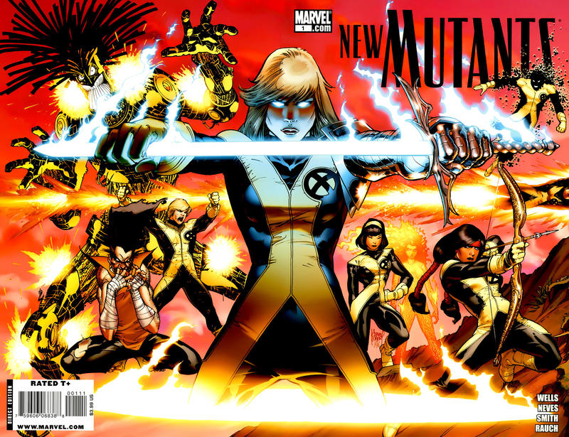 Cover for New Mutants (Marvel, 2009 series) #1 [Cover A - Adam Kubert]