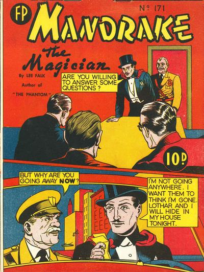Cover for Mandrake the Magician (Feature Productions, 1950 ? series) #171