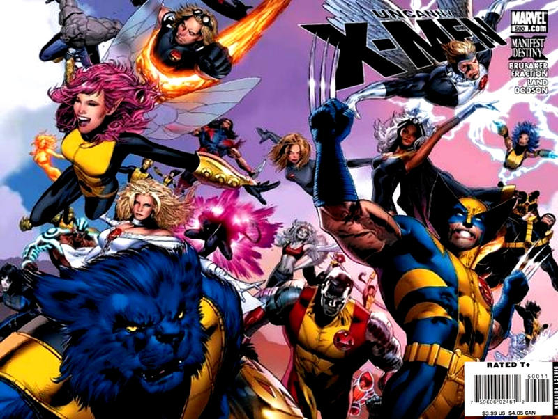 Cover for The Uncanny X-Men (Marvel, 1981 series) #500 [Greg Land Standard Cover]