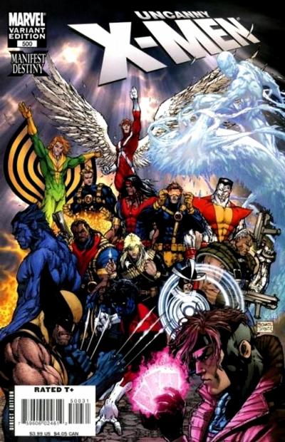 Cover for The Uncanny X-Men (Marvel, 1981 series) #500 [Michael Turner Variant Cover]