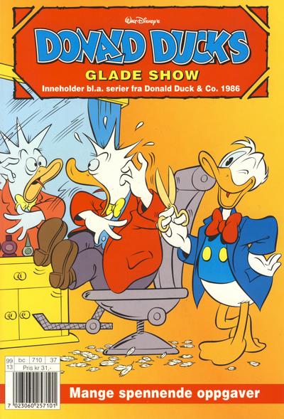 Cover for Donald Ducks Show (Hjemmet / Egmont, 1957 series) #[99] - Glade show 1999