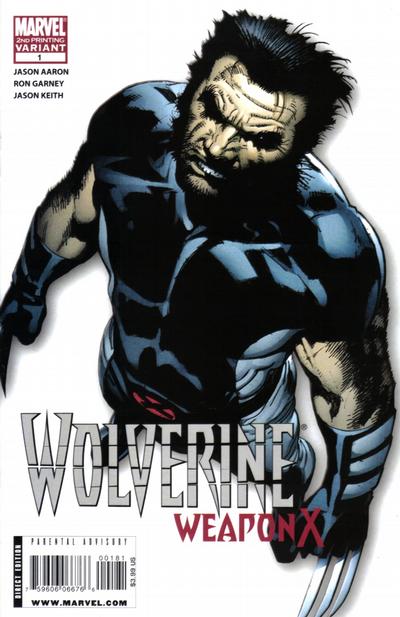 Cover for Wolverine Weapon X (Marvel, 2009 series) #1 [2nd Printing]