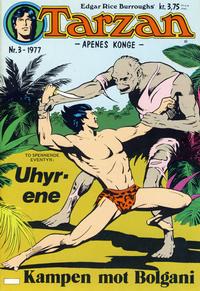 Cover Thumbnail for Tarzan (Atlantic Forlag, 1977 series) #3/1977