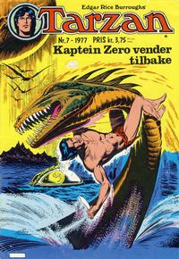 Cover for Tarzan (Atlantic Forlag, 1977 series) #7/1977