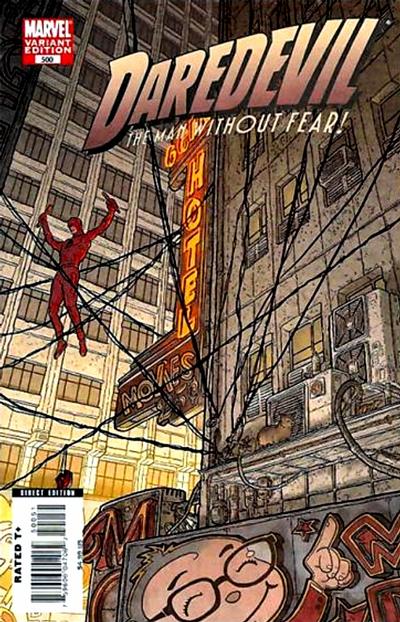 Cover for Daredevil (Marvel, 1998 series) #500 [Variant Edition - Geof Darrow]