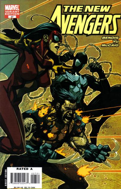 Cover for New Avengers (Marvel, 2005 series) #27 [Yu Variant Edition Cover]