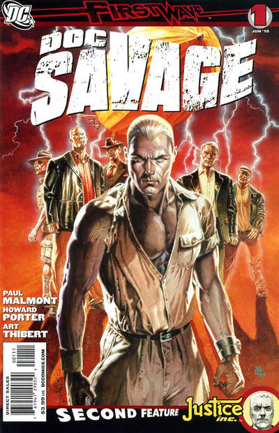 Cover for Doc Savage (DC, 2010 series) #1 [J. G. Jones Cover]