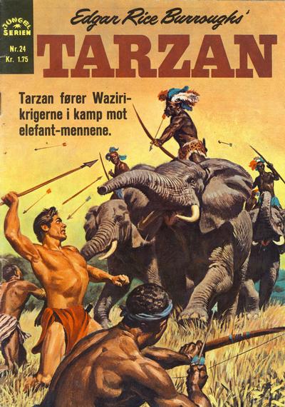 Cover for Tarzan [Jungelserien] (Illustrerte Klassikere / Williams Forlag, 1965 series) #24
