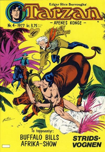 Cover for Tarzan (Atlantic Forlag, 1977 series) #4/1977