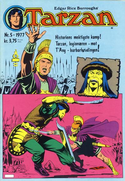 Cover for Tarzan (Atlantic Forlag, 1977 series) #5/1977