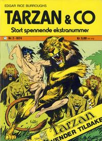 Cover Thumbnail for Tarzan & Co (Illustrerte Klassikere / Williams Forlag, 1971 series) #2/1974