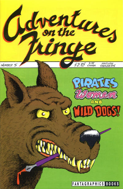 Cover for Adventures on the Fringe (Fantagraphics, 1992 series) #5