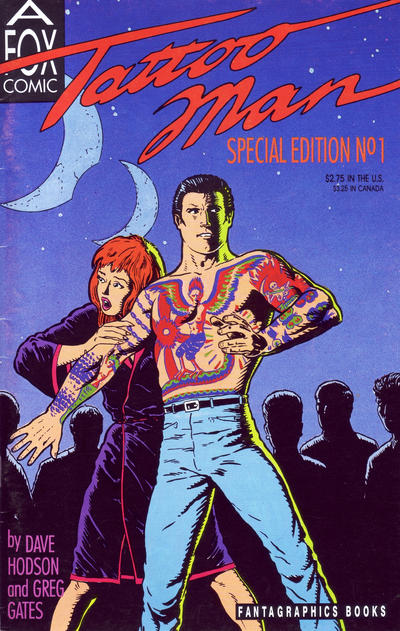 Cover for Tattoo Man Special (Fox Comics / Fantagraphics Books, 1991 series) #1