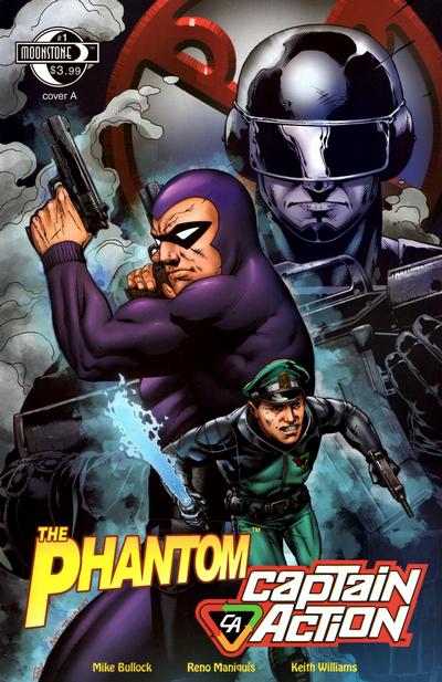 Cover for The Phantom - Captain Action (Moonstone, 2010 series) #1 [Cover A]