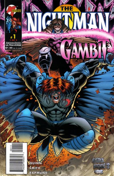 Cover for The Night Man / Gambit (Marvel, 1996 series) #1 [Dietrich Cover]