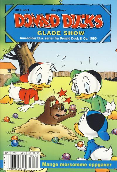 Cover for Donald Ducks Show (Hjemmet / Egmont, 1957 series) #[105] - Glade show 2001