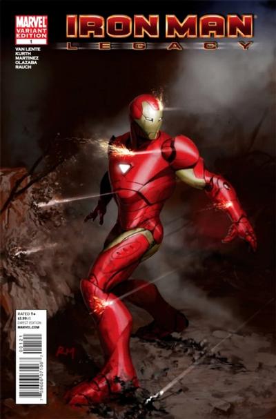 Cover for Iron Man: Legacy (Marvel, 2010 series) #1 [Variant Edition - Ryan Meinerding]
