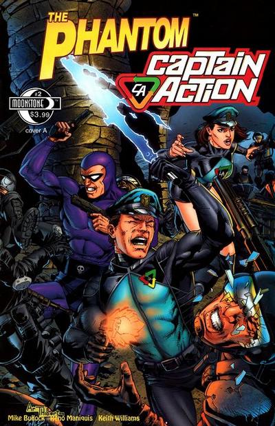 Cover for The Phantom - Captain Action (Moonstone, 2010 series) #2 [Cover A]