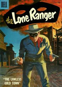 Cover for The Lone Ranger (Dell, 1948 series) #108 [15¢]
