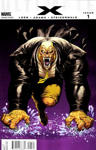 Cover for Ultimate X (Marvel, 2010 series) #1 [Villain Variant Edition]