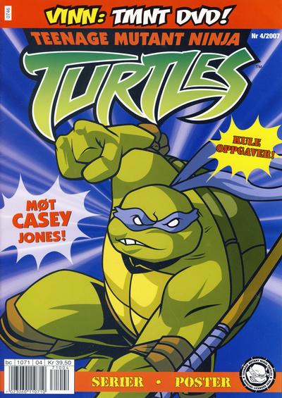 Cover for Teenage Mutant Ninja Turtles (Hjemmet / Egmont, 2007 series) #4/2007