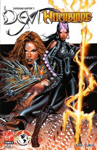 Cover for Devi / Witchblade (Virgin, 2008 series) #1 [Land Cover]