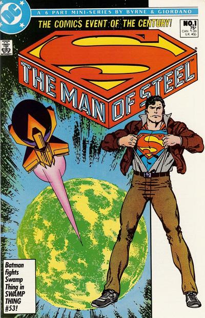 Cover for The Man of Steel (DC, 1986 series) #1 [Standard Cover - Direct]