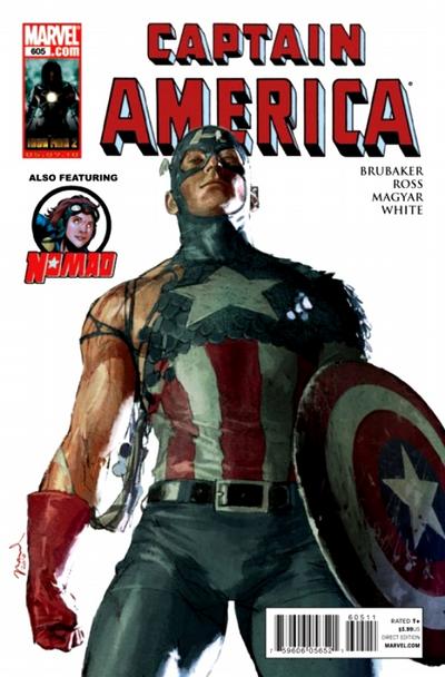 Cover for Captain America (Marvel, 2005 series) #605 [Direct Edition]