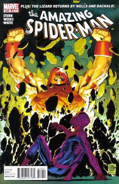 Cover for The Amazing Spider-Man (Marvel, 1999 series) #629 [Direct Edition]