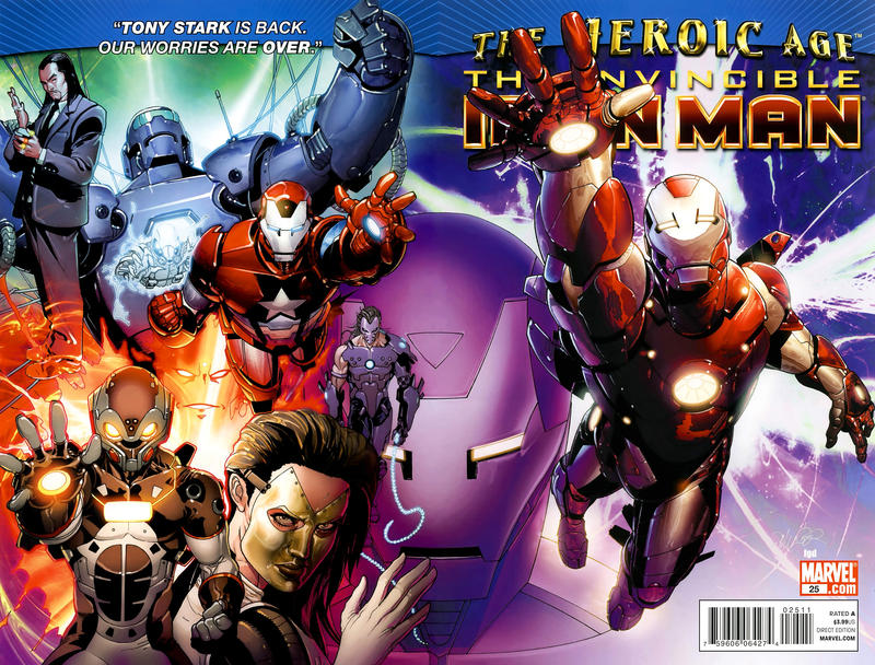 Cover for Invincible Iron Man (Marvel, 2008 series) #25 [Direct Edition]