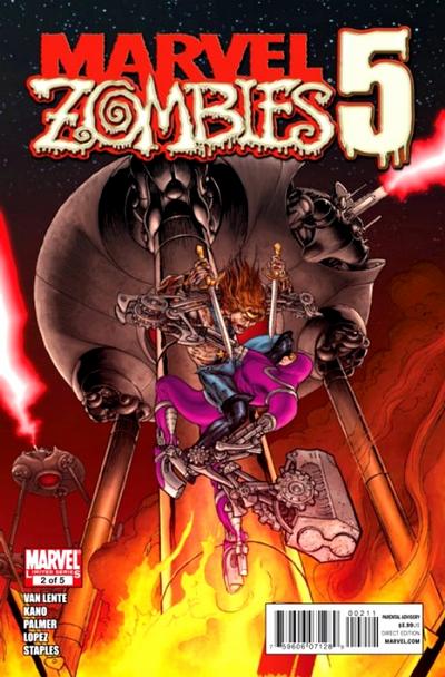 Cover for Marvel Zombies 5 (Marvel, 2010 series) #2