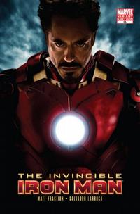 Cover for Invincible Iron Man (Marvel, 2008 series) #25 [1 in 10 Variant Edition - Movie Photo Cover]
