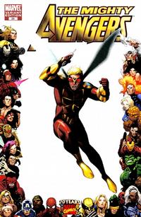 Cover Thumbnail for The Mighty Avengers (Marvel, 2007 series) #28 [70s Frame Variant Cover]