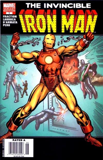 Cover for Invincible Iron Man (Marvel, 2008 series) #1 [Barnes And Noble College Booksellers]